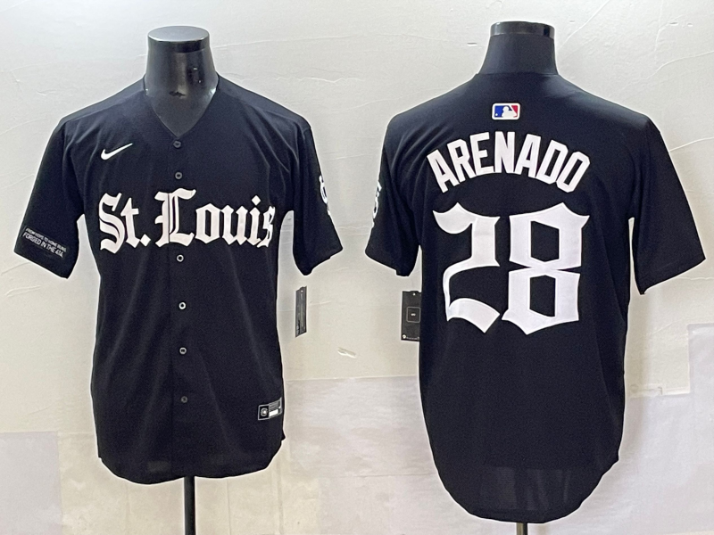 Men 2025 San Francisco Giants #28 Arenado Black Five generations Joint Name Nike MLB Jersey style 2->san francisco giants->MLB Jersey